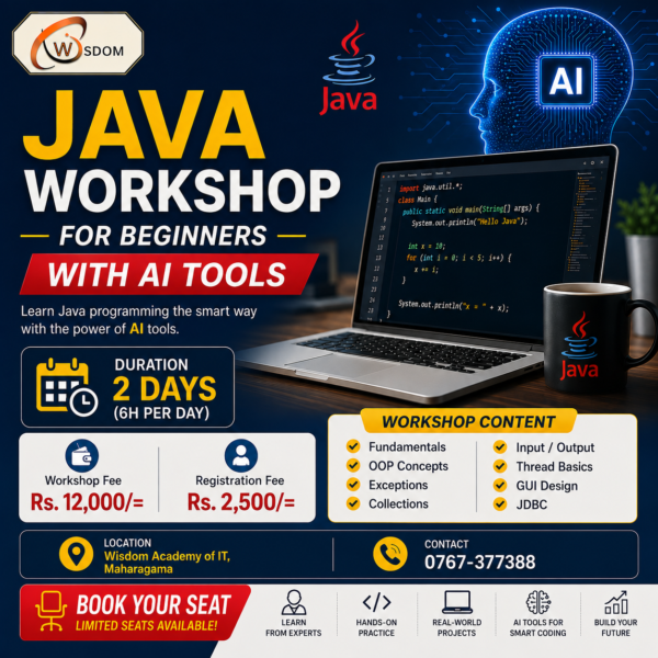 Java Programming Workshop for Beginners with AI Tools