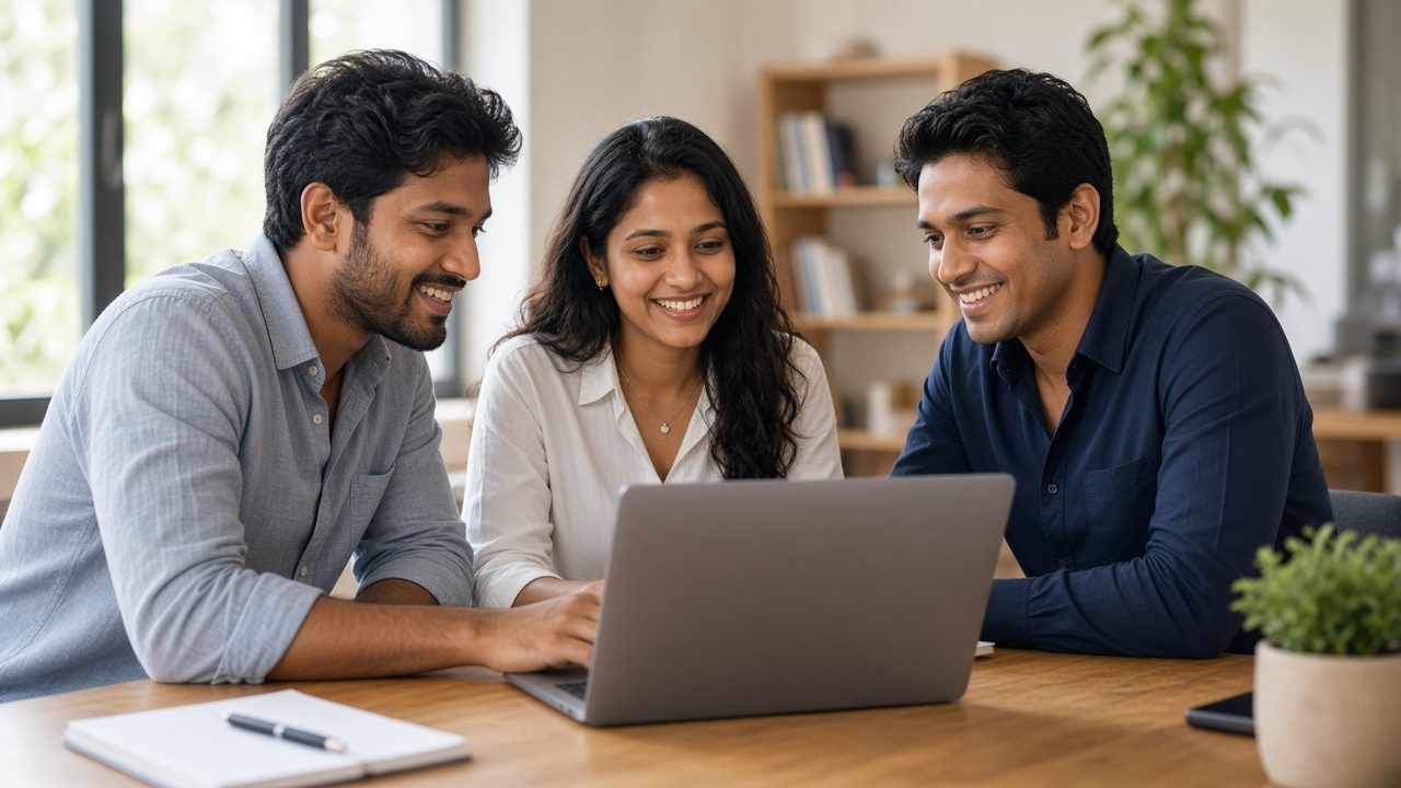 Instructor guiding professionals during corporate IT training at Wisdom Academy of IT