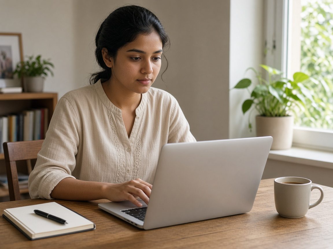 Employee building Microsoft Office workplace productivity skills